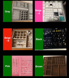 Jewelry Drawer Organizer, Wood and Velvet for Jewelry, Rings, Necklaces, Bracelets Stackable Trays